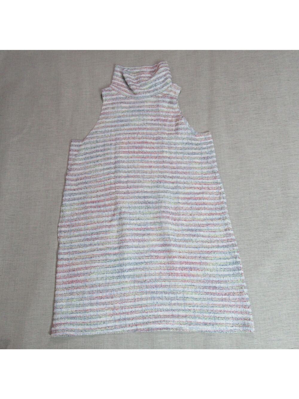 Akemi Kin Dress Womens Small Textured Shift Striped Hipster Mod Anthropologie